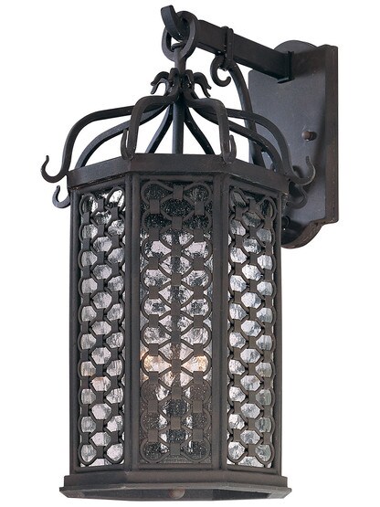 Los Olivos Medium Exterior Sconce in Old Iron.